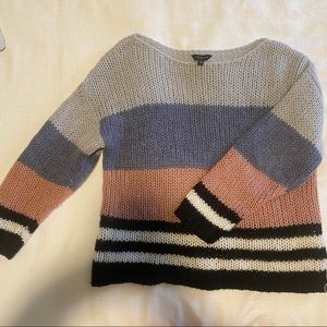 Lucky brand striped knit sweater
